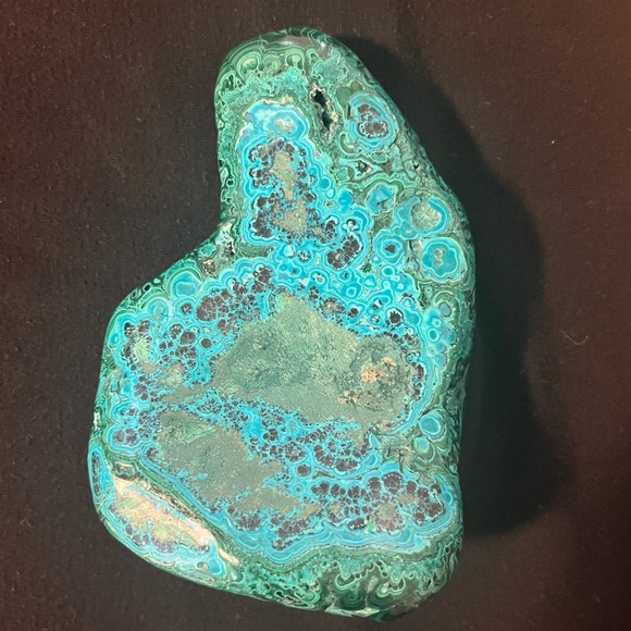 Large Malachite And Chrysocolla Freeform - Picture 2 of 10